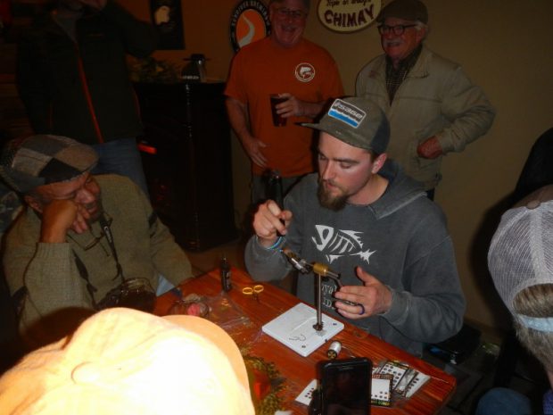 TIE ONE ON fly tying demonstration